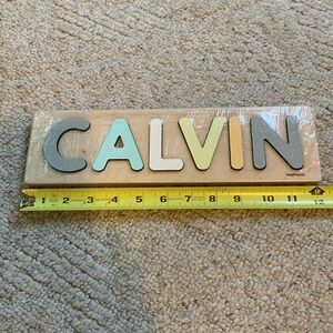 Wooden puzzle Calvin